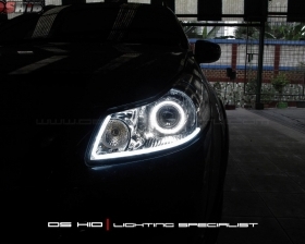 DS Projector Bixenon + DS HID 6000K + Angel Eyes + LED Strip