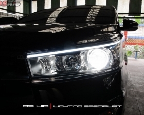 DS Projector AFS + DS HID 6000K + Angel Eyes + LED Strip ( Headlamp )
DS HID 6000K ( Foglamp )