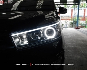 DS Projector AFS + DS HID 6000K + Angel Eyes + LED Strip ( Headlamp )
DS HID 6000K ( Foglamp )