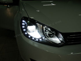 Headlamp Golf MK6 
DS HID 6000K ( Low Beam + Foglamp )