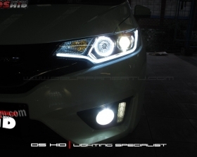 Angel Eyes + LED Strip ( Headlamp )
DS HID 6000K ( Foglamp )