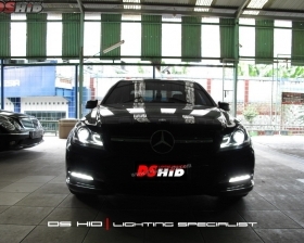 Headlamp C Class W204 + DS HID 6000K