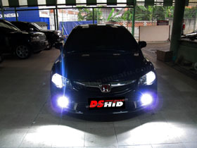 DS Projector Bixenon + DS HID 6000K + Angel Eyes ( Headlamp )
New DS V1 6000K ( Foglamp )