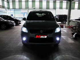 DS Projector Bixenon + New DS HID 6000K + Angel Eyes ( Headlamp )
New DS HID V1 6000K ( Foglamp )