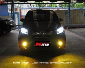 DS Projector Bixenon + DS HID 6000K + Angel Eyes ( Headlamp )
DS HID 3000K ( Foglamp )