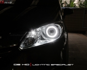 DS Projector Bixenon + DS HID 6000K + Angel Eyes ( Headlamp )
DS HID 3000K ( Foglamp )