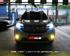 DS HID 6000K + Angel Eyes + LED Strip ( Headlamp )
DS HID 3000K ( Foglamp )