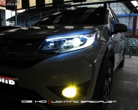 DS HID 6000K + Angel Eyes + LED Strip ( Headlamp )
DS HID 3000K ( Foglamp )