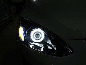 DS Projector Bixenon + DS HID 6000K + Angel Eyes + Blackhousing  