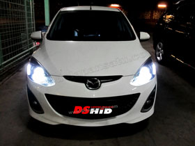 DS Projector Bixenon + DS HID 6000K + Angel Eyes + Blackhousing  