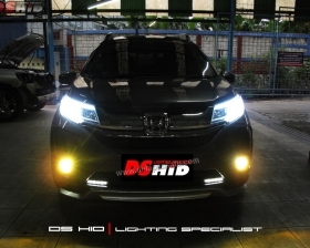 DS HID 6000K + Angel Eyes + LED Strip ( Headlamp )
DS HID 3000K ( Foglamp )