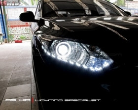 DS Projector Bixenon + DS HID 6000K + Angel Eyes LED + LED Strip