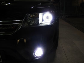 DS Projector Bixenon + DS HID 6000K + Angel Eyes LED ( Headlamp )
DS HID 6000K ( Foglamp )