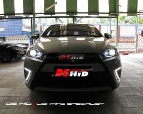 DS HID 6000K + DRL Toyota Yaris