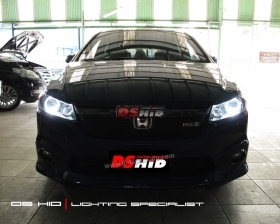 DS Projector Bixenon + DS HID 6000K + Angel Eyes + Blackhousing