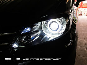 DS Projector + DS HID 6000K + Angel Eyes