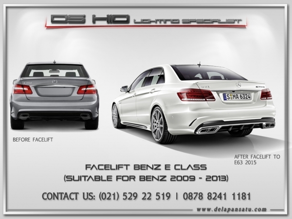 Mercedes Benz E Class 2009-2013 To 2015