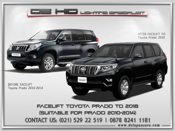 Conversion / Facelift Parts - Toyota Prado To 2018 Model