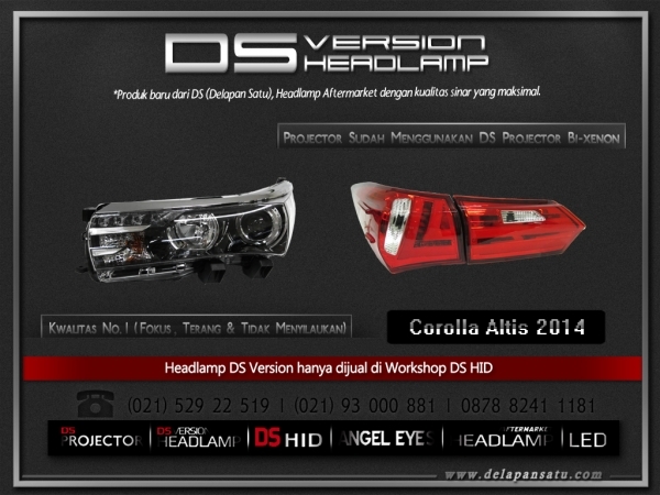 DS Headlamp - Toyota Altis