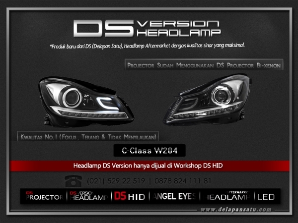 DS Headlamp - MERCEDES BENZ C Class W204