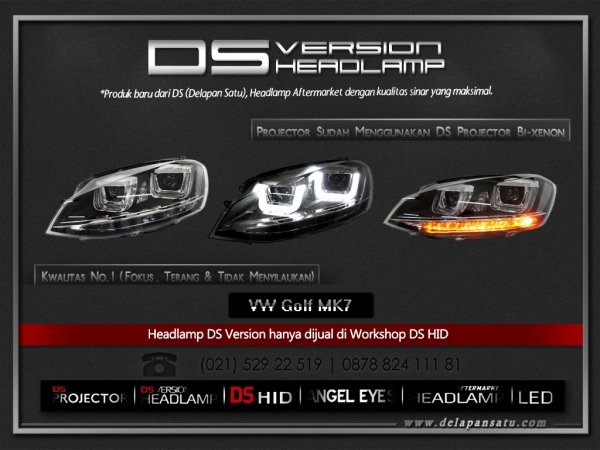 DS Headlamp - VW Golf MK7